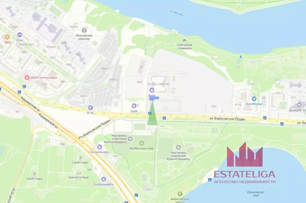 2-к кв. Москва ул. Борисовские Пруды, 3К2 (36.5 м) - Фото 2