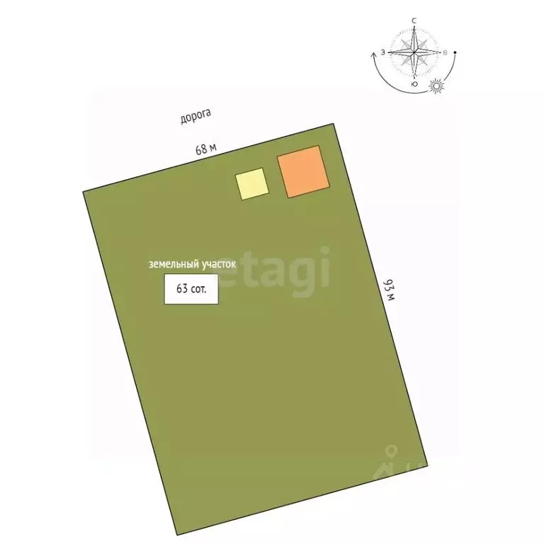 Дом в Марий Эл, Сернурский район, Дубниковское с/пос, д. Тимино ул. ... - Фото 2