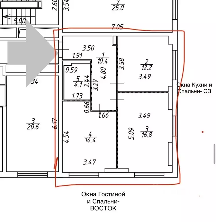 2-к кв. Москва ул. Поляны, 5Ак4 (58.0 м) - Фото 2