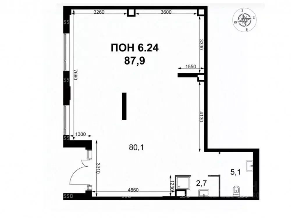 Торговая площадь в Московская область, Химки Клязьма-Старбеево мкр, ... - Фото 2
