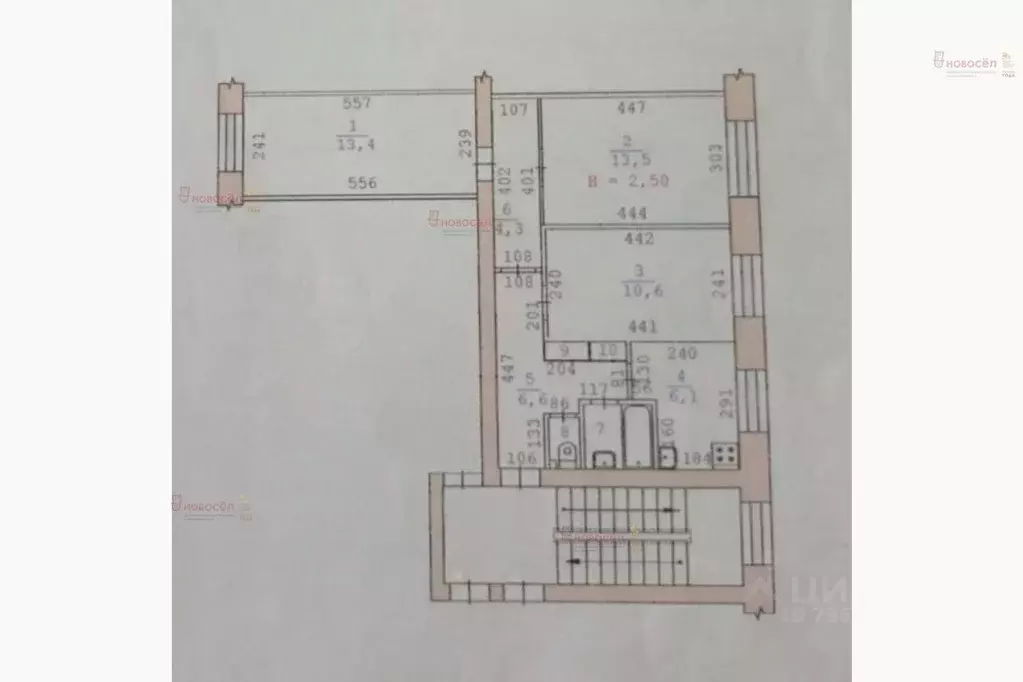 3-к кв. Свердловская область, Екатеринбург ул. Проезжая, 169 (59.0 м) - Фото 2