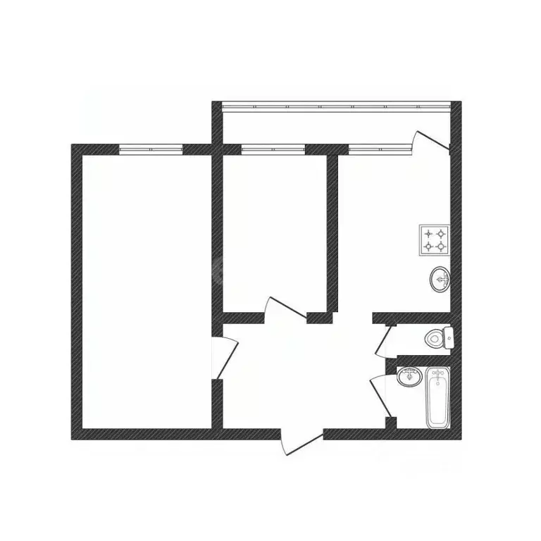 2-к кв. Смоленская область, Смоленск ул. 25 Сентября, 18/2 (51.0 м) - Фото 2