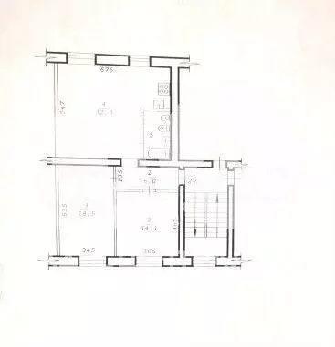 3-к. квартира, 74 м, 2/3 эт. - Фото 0