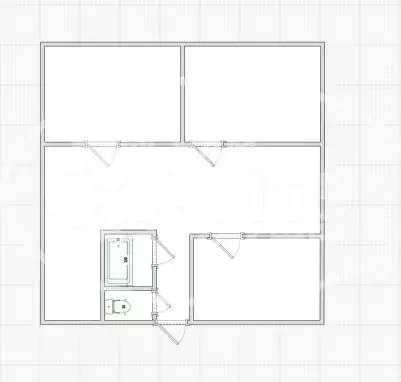 2-к. квартира, 55 м, 2/4 эт. - Фото 0