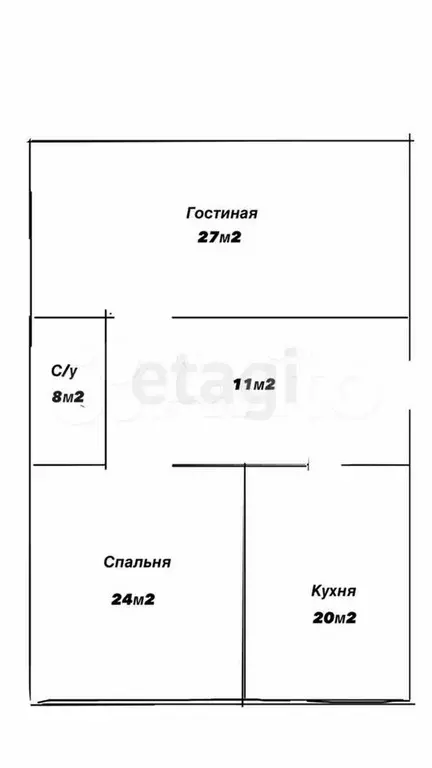 2-к. квартира, 90 м, 9/11 эт. - Фото 0