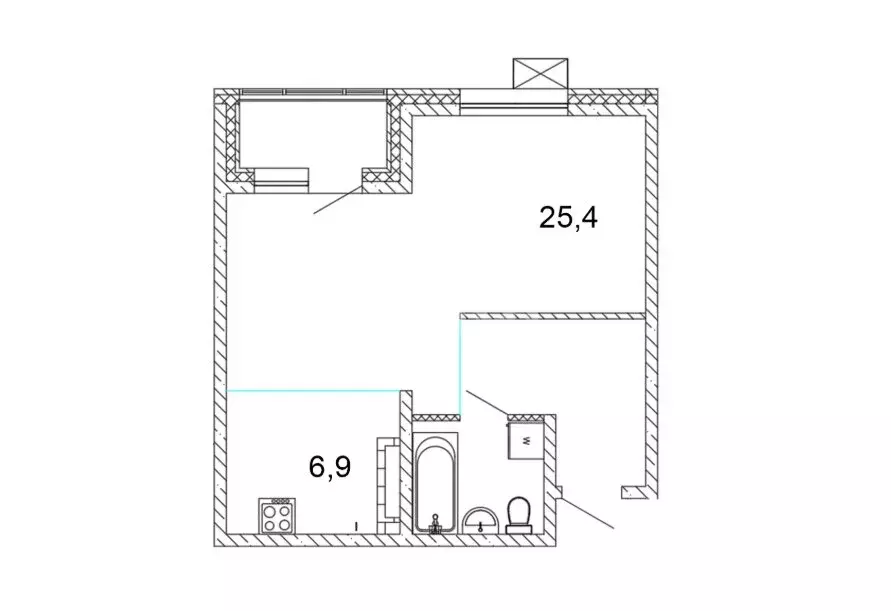1-комнатная квартира: Южно-Сахалинск, улица 140-летия города ... - Фото 1