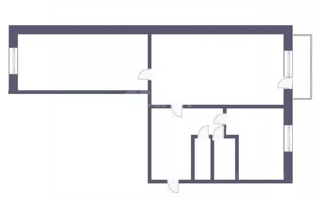 2-к кв. Кемеровская область, Крапивинский муниципальный округ, ... - Фото 1