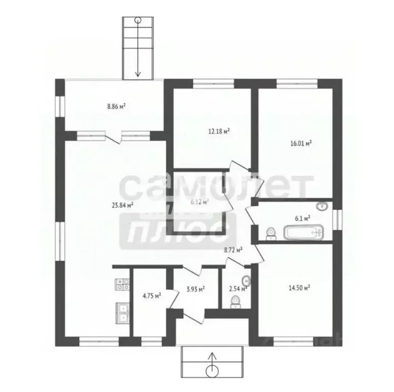 Коттедж в Челябинская область, Сосновский муниципальный округ, с. ... - Фото 2