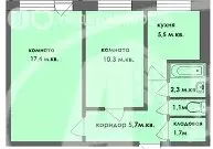 2-комнатная квартира: Чусовой, Переездная улица, 22 (44 м) - Фото 0