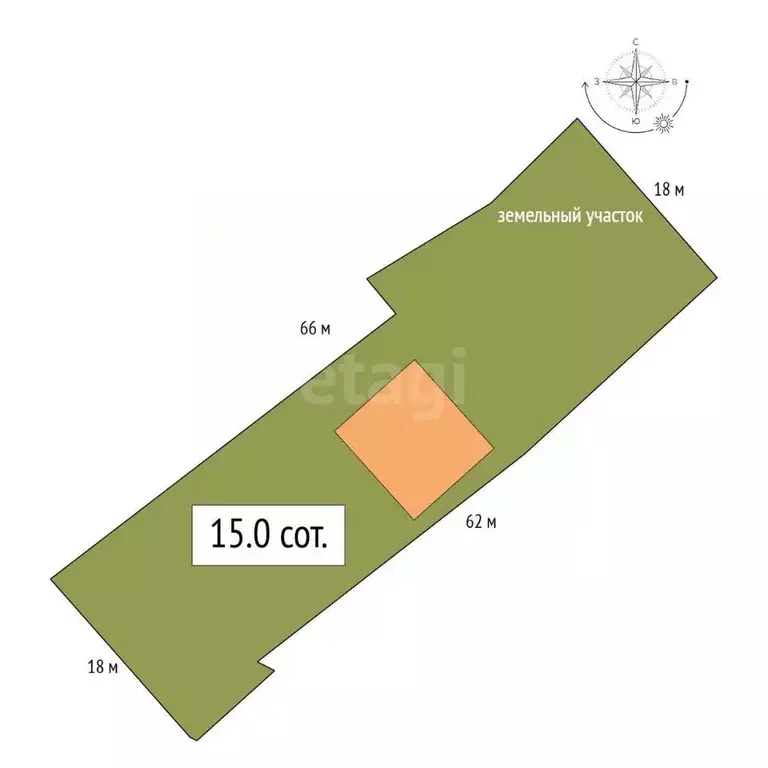 Дом в Алтай, Усть-Канский район, с. Усть-Кан Первомайская ул., 10 (47 ... - Фото 2