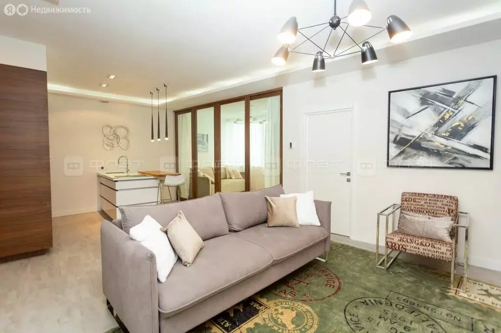 2-комнатная квартира: Казань, проспект Альберта Камалеева, 1 (80 м) - Фото 2