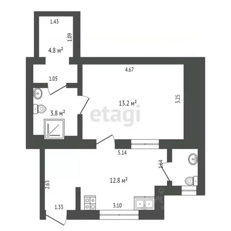 2-к кв. Крым, Феодосия муниципальный округ, Коктебель пгт ул. Ленина, ... - Фото 1