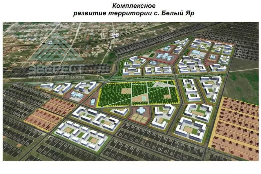 Участок в село Белый Яр, улица Глинки (12 м) - Фото 1