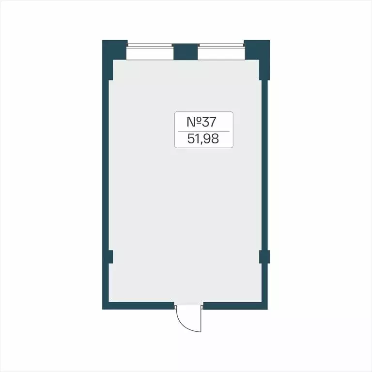 Помещение свободного назначения (51.98 м) - Фото 2