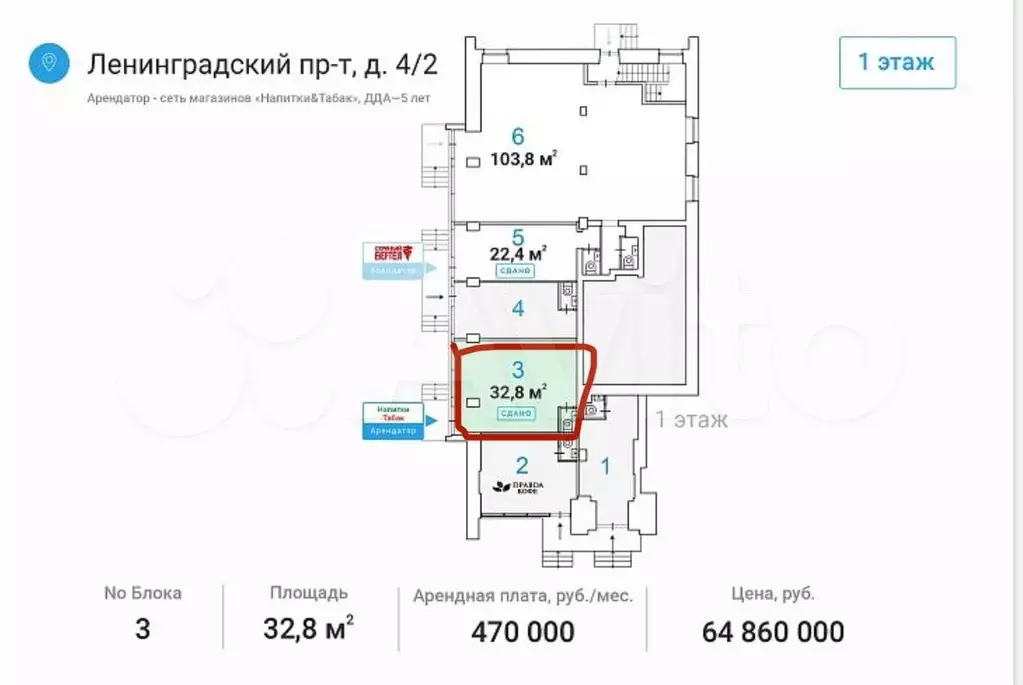 Габ на трафике, 32,8 м2 - Фото 0