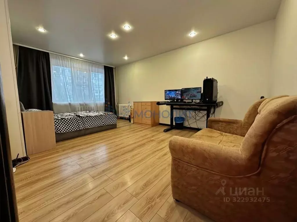 1-к кв. Нижегородская область, Нижний Новгород ул. Бекетова, 6б (35.1 ... - Фото 1