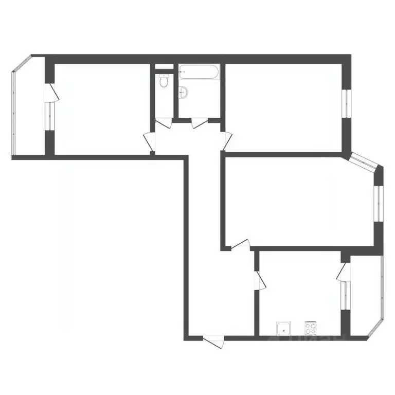 3-к кв. Тюменская область, Тюмень Широтная ул., 92 (95.0 м) - Фото 2