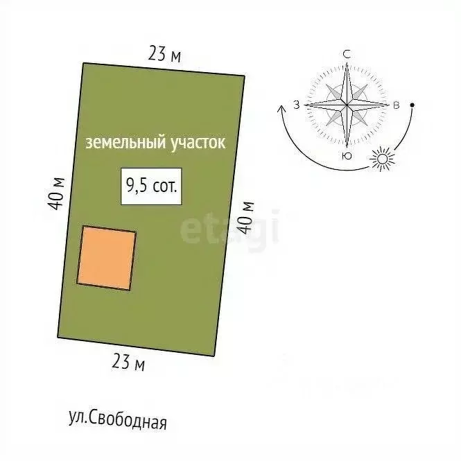 Дом в Амурская область, Благовещенск Свободная ул., 83 (28 м) - Фото 1