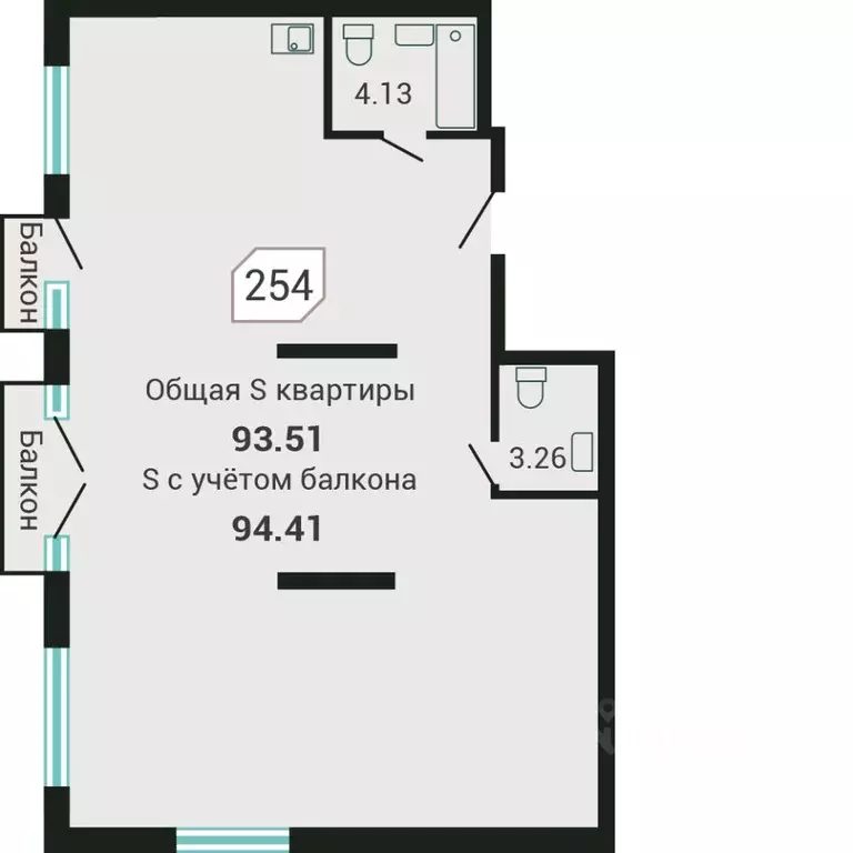 3-к кв. Приморский край, Владивосток Санаторная мкр, ул. Третья, 5В ... - Фото 0