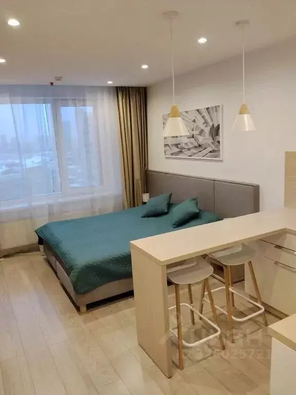 Студия Москва просп. Андропова, 10 (28.0 м) - Фото 1