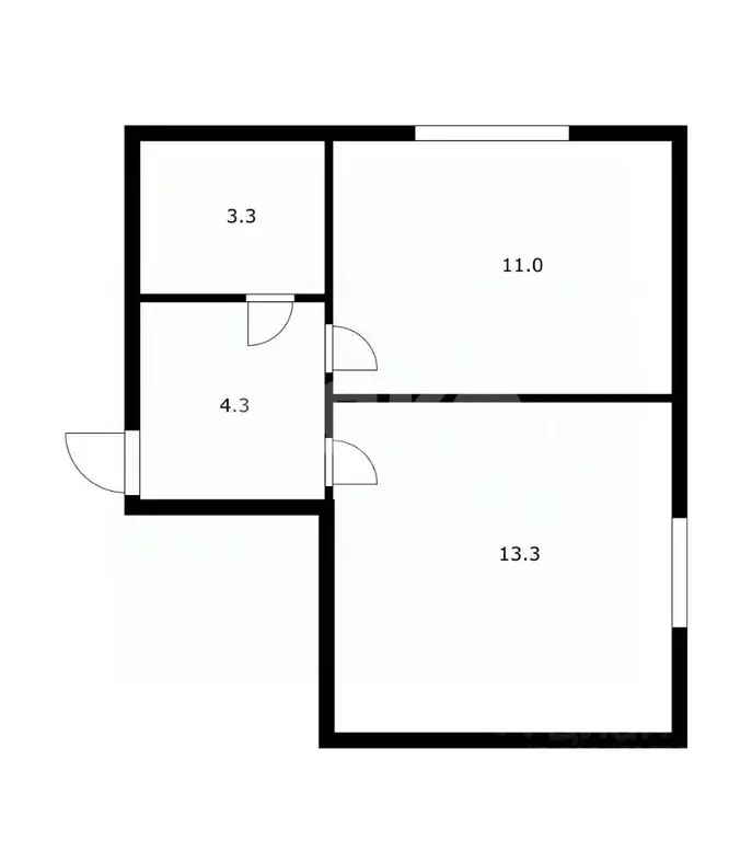 1-к кв. Краснодарский край, Сочи Молодогвардейская ул., 2/8 (32.0 м) - Фото 1