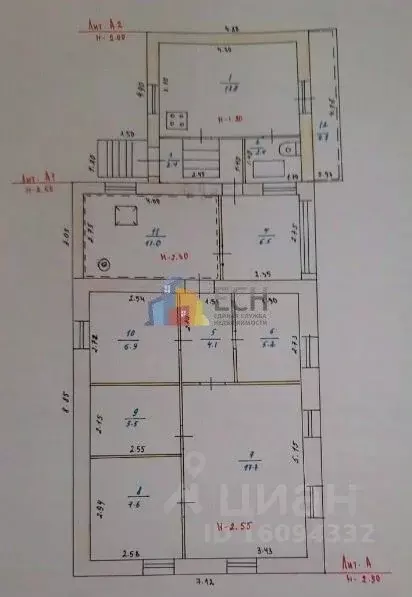 Дом в Тульская область, Новогуровский рп ул. Железнодорожная, 33 (83 ... - Фото 2