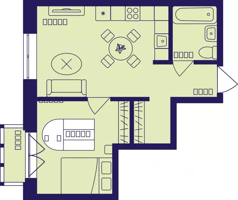 2-к кв. Московская область, Балашиха Железнодорожный мкр, Центр-2 мкр, ... - Фото 1