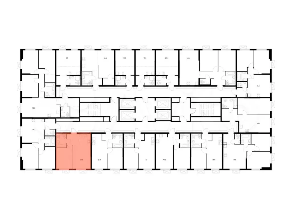 1-к. квартира, 35,5 м, 14/25 эт. - Фото 1