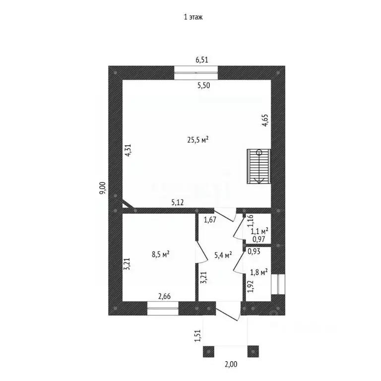 Дом в Башкортостан, Уфа городской округ, д. Жилино  (100 м) - Фото 1
