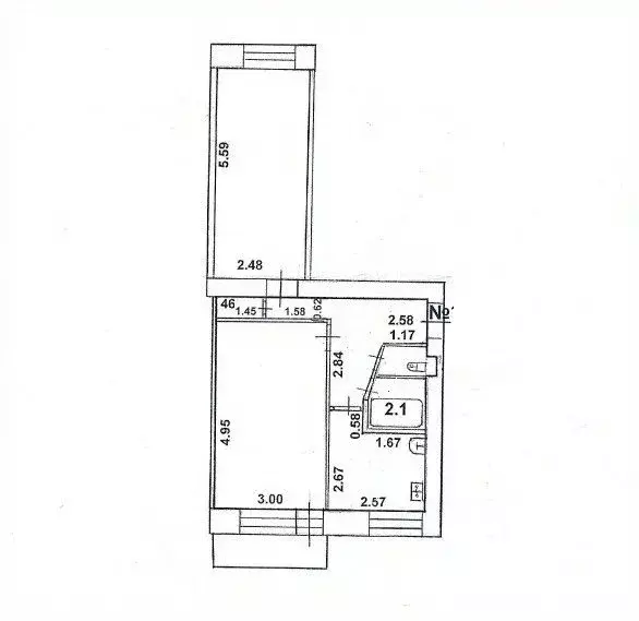 2-к кв. Кировская область, Киров Советская ул., 74 (46.0 м) - Фото 2