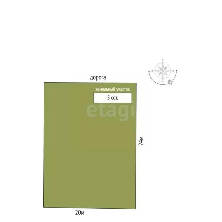 Участок в Ростовская область, Аксайский район, Рассветовское с/пос, ... - Фото 2