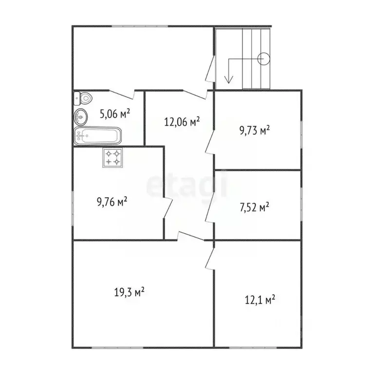 Дом в Белгородская область, Валуйки Школьная ул. (82 м) - Фото 2