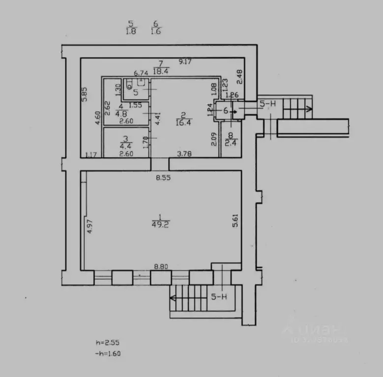Помещение свободного назначения в Санкт-Петербург Большая Пушкарская ... - Фото 1