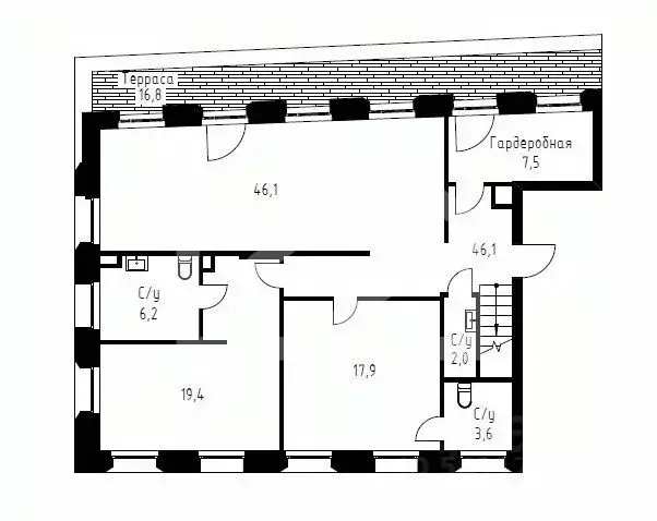 Помещение свободного назначения в Москва Пятницкая ул., 40С1 (199 м) - Фото 2