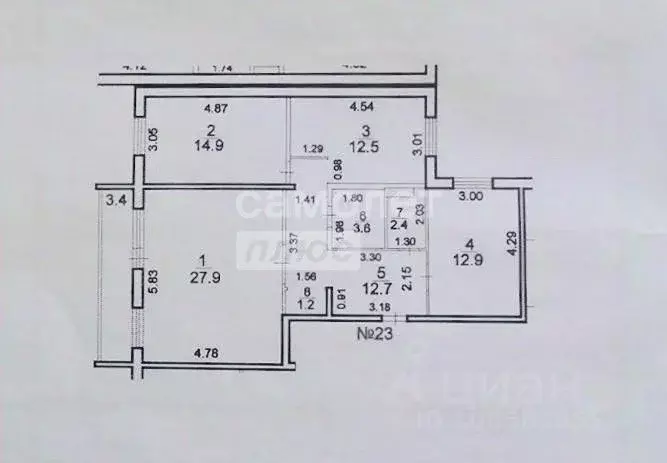 3-к кв. Карелия, Петрозаводск Нойбранденбургская ул., 3к1 (88.1 м) - Фото 2