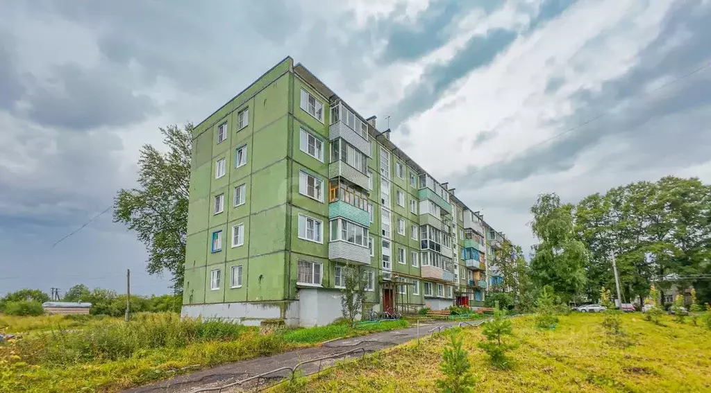 1-к кв. Вологодская область, пос. Дубровское ул. Школьная, 6 (31.2 м) - Фото 1