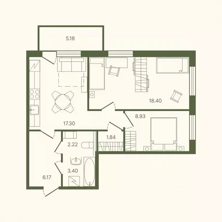 2-к кв. Ленинградская область, Тосно г. Тосненский район, Тосненское ... - Фото 1