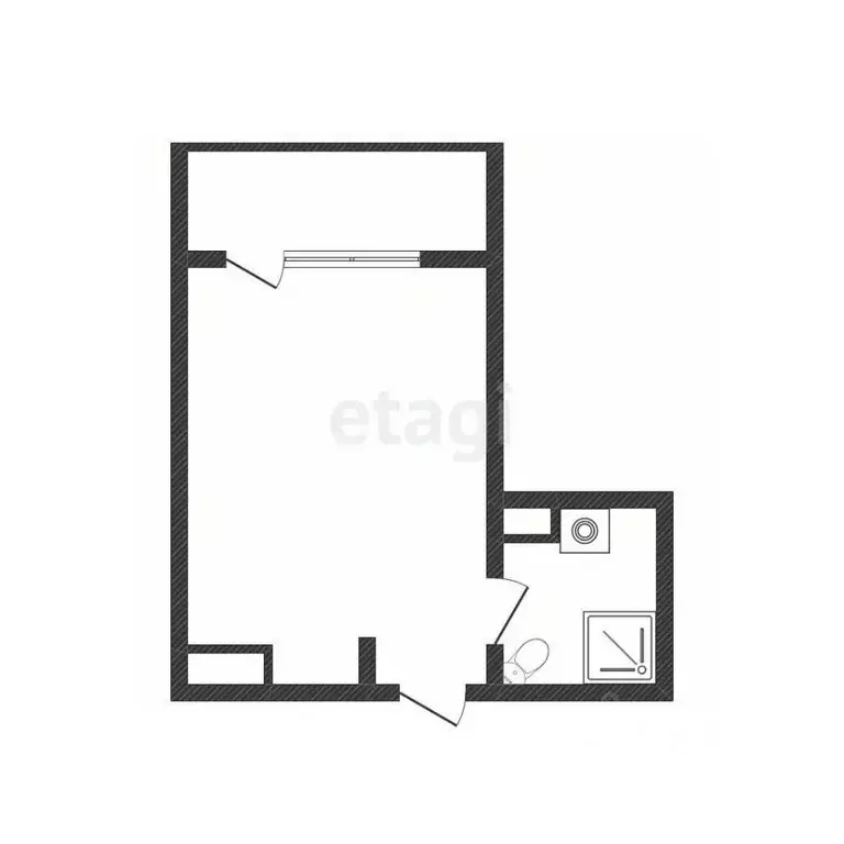 Студия Краснодарский край, Краснодар ул. Даниила Смоляна, 80 (21.3 м) - Фото 1