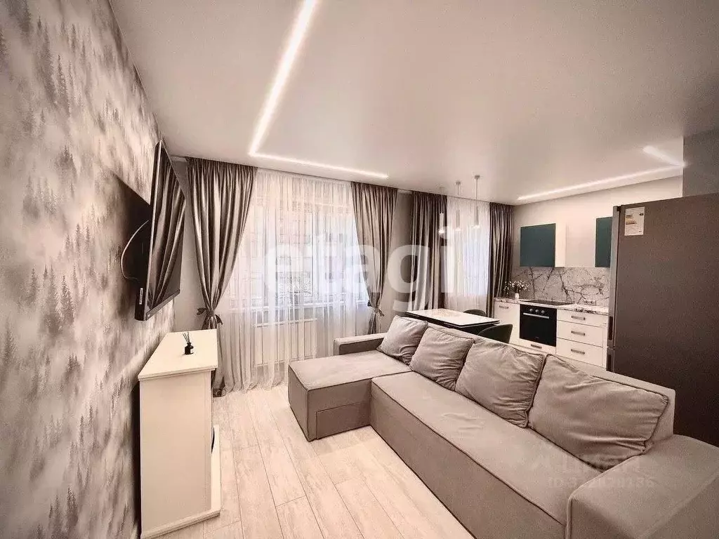 2-к кв. Красноярский край, Красноярск Взлетка мкр, ул. Батурина, 30к2 ... - Фото 1