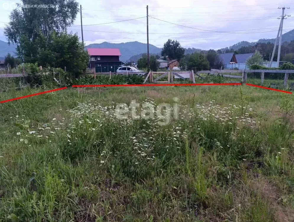 Участок в село Манжерок, Манжерокская улица (6 м) - Фото 1