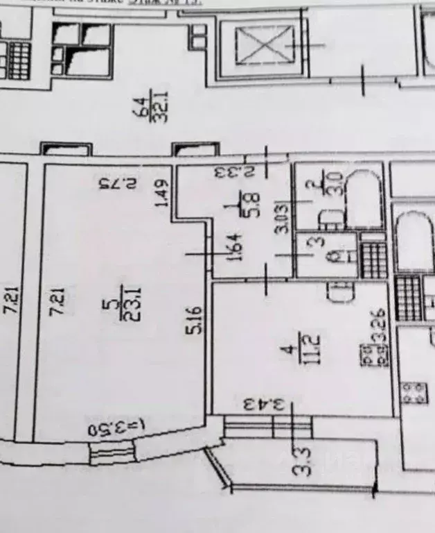 1-к кв. Санкт-Петербург ул. Бутлерова, 11к4 (44.4 м) - Фото 2