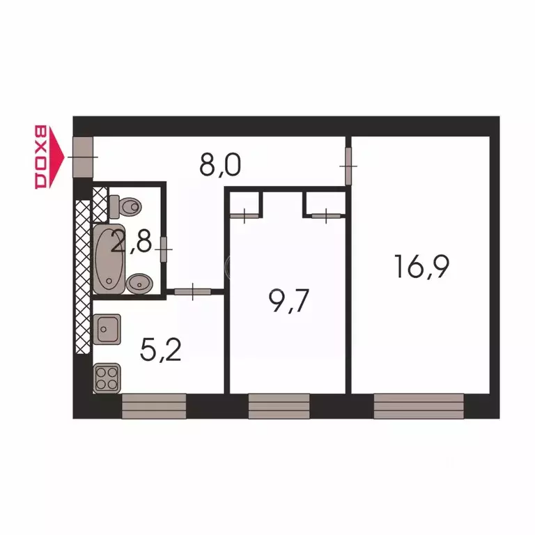 2-к кв. Калининградская область, Багратионовский муниципальный округ, ... - Фото 2