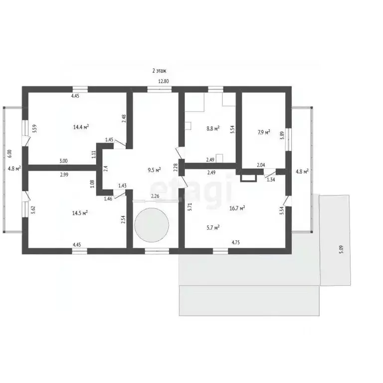 Дом в Калининградская область, Гурьевский муниципальный округ, пос. ... - Фото 2