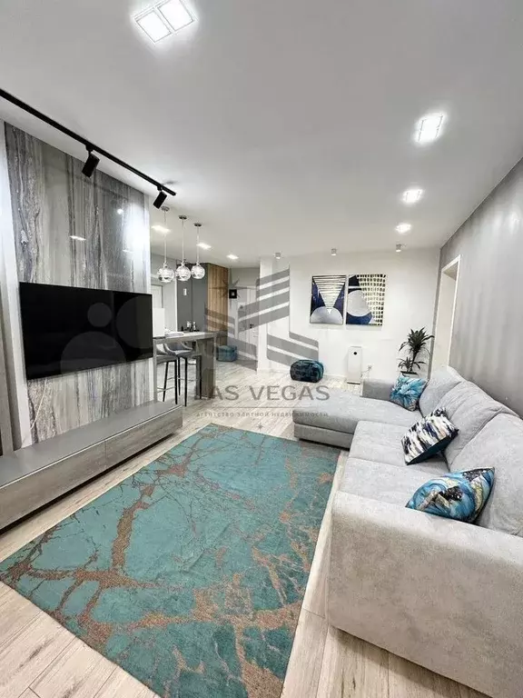 2-к. квартира, 60 м, 23/25 эт. - Фото 1