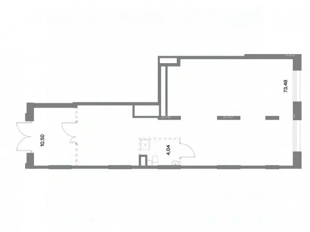 Торговая площадь в Москва Рязанский просп., 2С25 (88 м) - Фото 2