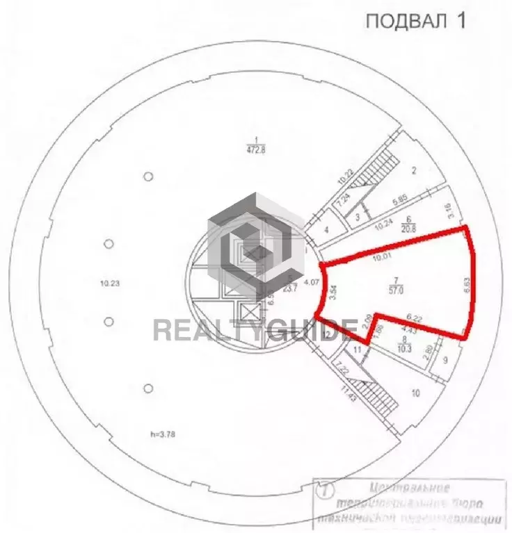 Помещение свободного назначения в Москва пер. Нижний Сусальный, 5с17 ... - Фото 1