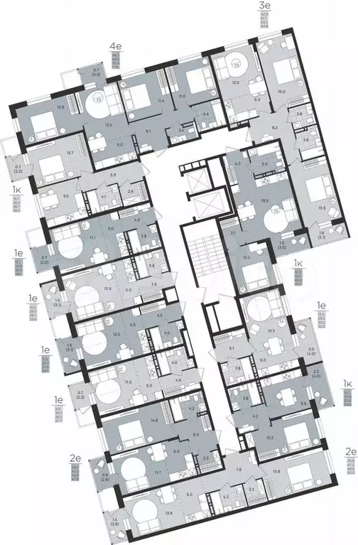 Квартира-студия, 27,6 м, 5/8 эт. - Фото 1