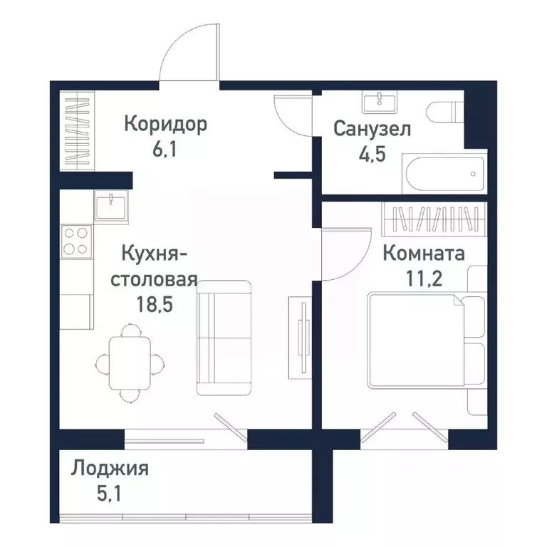 1-к кв. Челябинская область, Челябинск пос. Пригородный, ул. Ласковая, ... - Фото 0