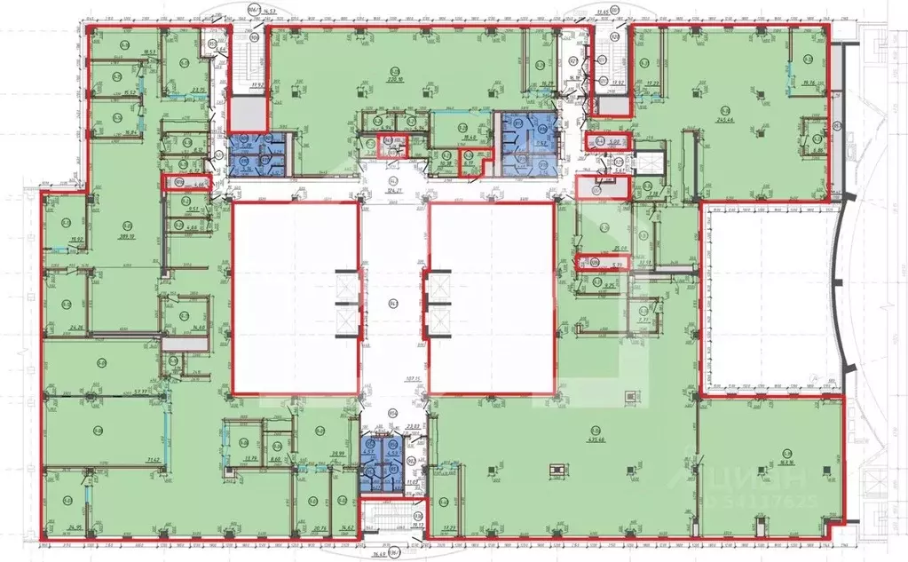 Помещение свободного назначения в Москва Тестовская ул., 10 (2912 м) - Фото 2