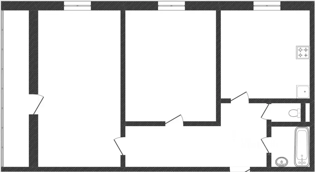 2-к кв. Тюменская область, Тюмень ул. Пархоменко, 52 (51.7 м) - Фото 2